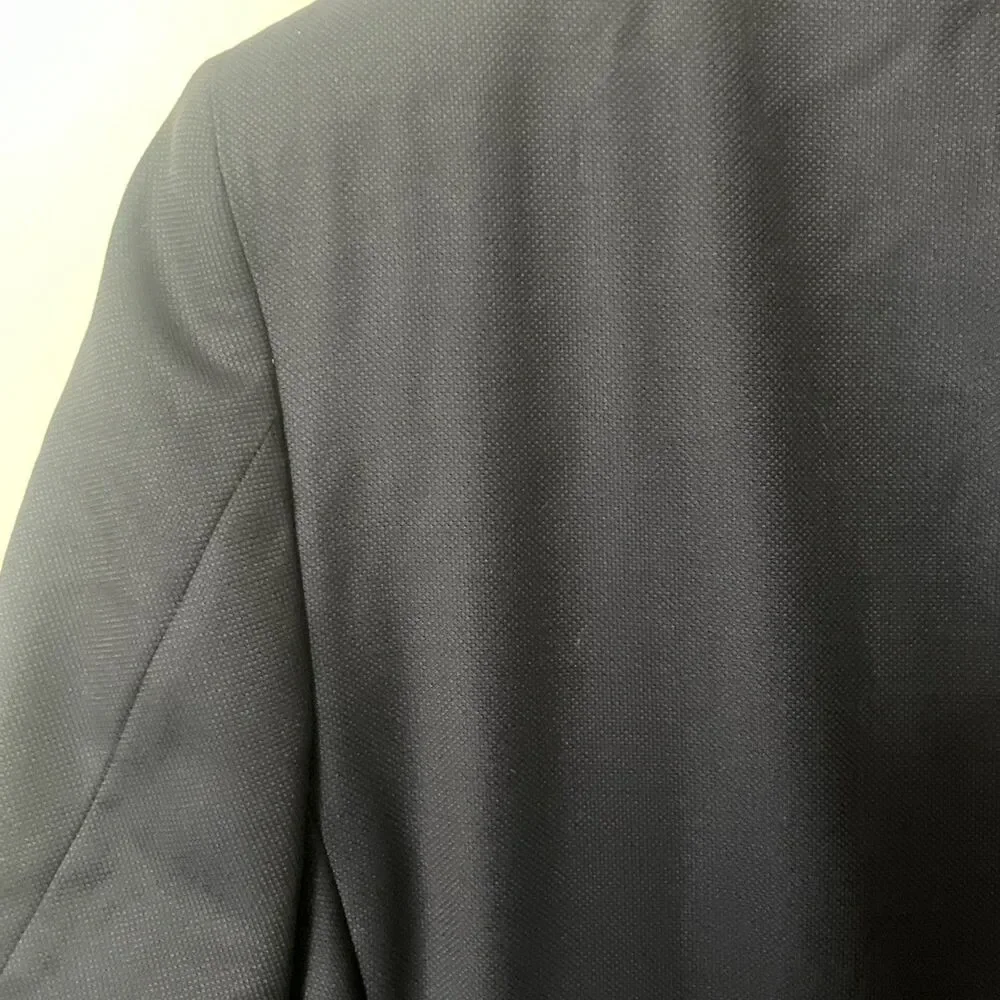 Jos A Bank Reserve 41L Blazer Sport Coat Navy Italian Cerruti Wool Made in USA